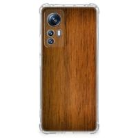 Xiaomi 12 | 12x Stevig Telefoonhoesje Donker Hout