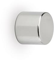 MAUL neodymium cylinder magneet, ft 10 x 10 x 10 mm, trekkracht 4 kg, zilver, blister van 10 stuks