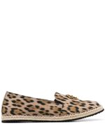 Roberto Cavalli espadrilles imprimées à plaque logo - Tons neutres