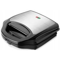 Zwarte Sandwichmaker met CoolTouch Hendel en Verwisselbare Platen