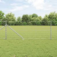 Weidehekwerk Zilver 25 x 0.8 m Gegalvaniseerd staal