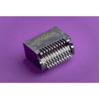 Molex 744410001 Female SFP-header Totaal aantal polen: 20 Rastermaat: 0.8 mm Inhoud: 1 stuk(s) Tape on Full reel - thumbnail