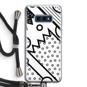 Pop Art #4: Samsung Galaxy S10e Transparant Hoesje met koord