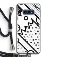 Pop Art #4: Samsung Galaxy S10e Transparant Hoesje met koord