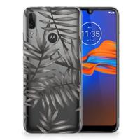 Motorola Moto E6 Plus | TPU Case | Leaves Grey