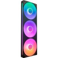 NZXT f360 rgb core case fans (zwart, 3 stuks, 360 x 120 x 26 mm)