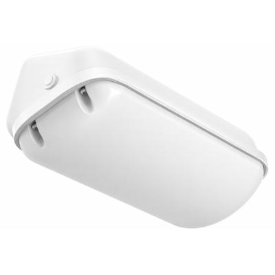 LED Wandlamp - Pragmi Wandi - Noodverlichting - 12 Watt - Aanpasbare Kleur - Noodmodule - Bewegingssensor - IP65 - Wit - Kunststof