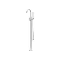 Badmengkraan IVY Tribe Vrijstaand Met Draaibare Uitloop Slang 150 cm En Staaf Handdouche Geborsteld RVS316 Badmengkraan IVY Tribe Vrijstaand Met Draaibare Uitloop Slang 150 cm En Staaf Handdouche Geborsteld RVS316
