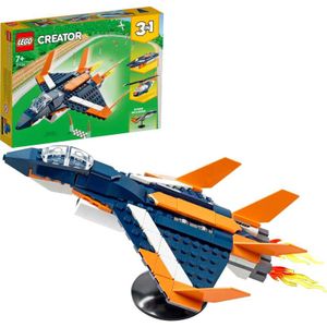 Creator 3-in-1 - Supersonisch straalvliegtuig Constructiespeelgoed