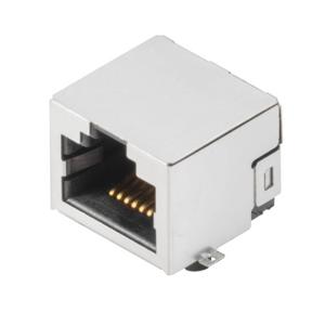 Weidmüller RJ45C3 S1U 0.9N4N RL RJ45-aansluitstekker CAT 3 1455220000 Bus, inbouw horizontaal Aantal polen (sensoren) 8 Zilver, Zwart 200 stuk(s)