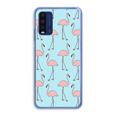 Anything Flamingoes: Xiaomi Redmi 9T Transparant Hoesje