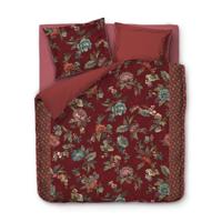 Pip Studio dekbedovertrek Poppy Stitch Red