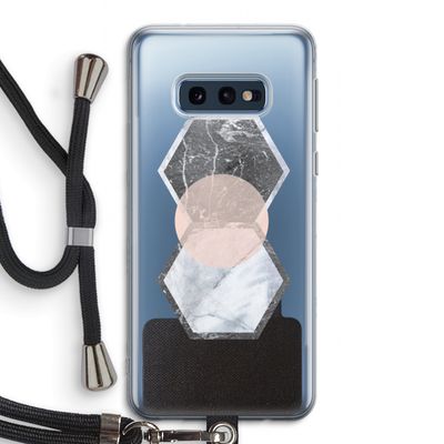 Creatieve toets: Samsung Galaxy S10e Transparant Hoesje met koord