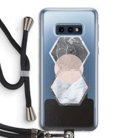Creatieve toets: Samsung Galaxy S10e Transparant Hoesje met koord Creatieve toets: Samsung Galaxy S10e Transparant Hoesje met koord