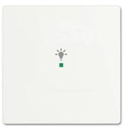 Busch-Jaeger 2CKA006220A0482 Wipschakelaar licht Afdekking 1-voudig free@home Wit, Verkeerswit 1 stuk(s)
