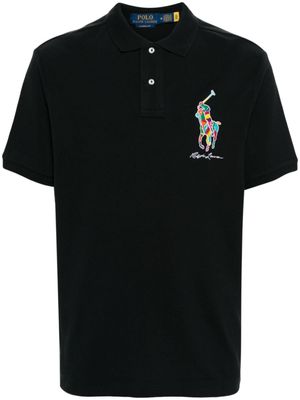 Polo Ralph Lauren polo en coton à logo Polo Pony - Noir
