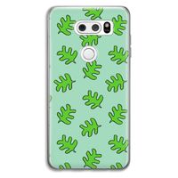 Groene blaadjes: LG V30 Transparant Hoesje