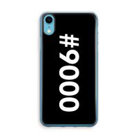 #9000: iPhone XR Transparant Hoesje