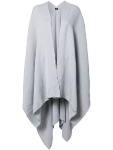 VOZ cape oversize à design drapé - Gris