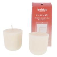 Bolsius navulling clean light pack 2 cedarwood & vertiver