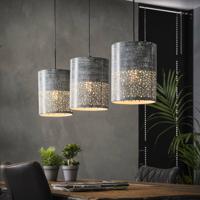 Hanglamp Sanaa, 3-lamps, 20cm - Grijs - thumbnail