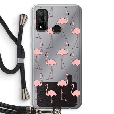 Anything Flamingoes: Huawei P Smart (2020) Transparant Hoesje met koord