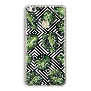 Geometrische jungle: Huawei Ascend P8 Lite (2017) Transparant Hoesje