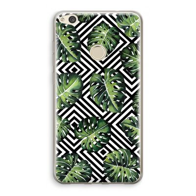 Geometrische jungle: Huawei Ascend P8 Lite (2017) Transparant Hoesje
