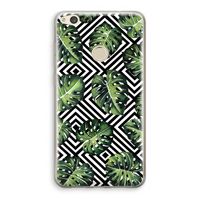 Geometrische jungle: Huawei Ascend P8 Lite (2017) Transparant Hoesje