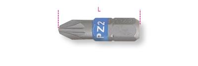 Beta 860Pz 1-Bit Pozidriv®-Supadriv® Profiel - 008600320
