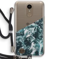 Zee golf: LG K10 (2017) Transparant Hoesje met koord