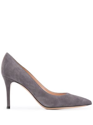 Gianvito Rossi escarpins à bout pointu 90 - Gris