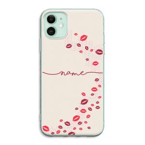 Kusjes: iPhone 11 Transparant Hoesje