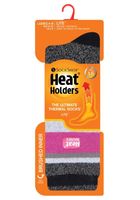 Heat Holders Ladies socks lite stripe maat 4-8 remington black/ (1 Paar)