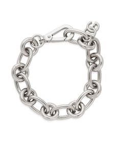 Dolce & Gabbana bracelet chaîne à breloque logo DG - Argent