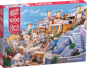 Color di Santorini Puzzel 1000 Stukjes