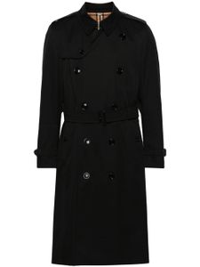 Burberry trench Heritage Kensington ceinturé - Noir