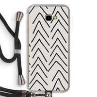 Marrakech Arrows: Samsung Galaxy J4 Plus Transparant Hoesje met koord