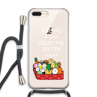 Bento a day: iPhone 8 Plus Transparant Hoesje met koord