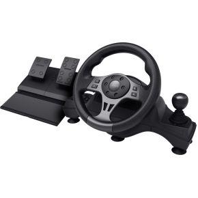 Trust GXT 289 Movi Zwart USB Stuurwiel & Pedalen