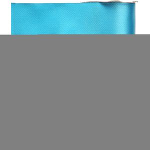 3x Hobby/decoratie turquoise satijnen sierlinten 2,5 cm/25 mm x 25 meter