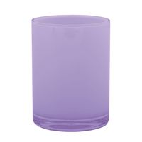 MSV Badkamer drinkbeker Aveiro - PS kunststof - lila paars - 7 x 9 cm - Tandenborstelhouders - thumbnail
