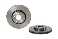 Remschijf COATED DISC LINE BREMBO, Remschijftype: Binnen geventileerd, u.a. für Audi