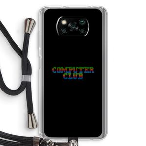 Retro: Xiaomi Poco X3 NFC Transparant Hoesje met koord