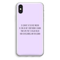 Regenboog: iPhone X Transparant Hoesje