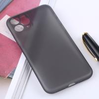 Voor iPhone 11 Pro Max ultradun Frosted PP geval (zwart)