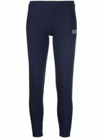 Ea7 Emporio Armani legging à logo imprimé - Bleu