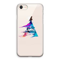 Abstract Spectrum: iPhone 8 Transparant Hoesje