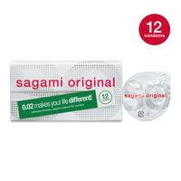 Sagami Original 0.02 - Ultradunne Latexvrije Condooms 12 stuks (pakketpost) - thumbnail