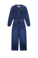 NoNo Meisjes jeans jumpsuit - Sasai - Navy blauw